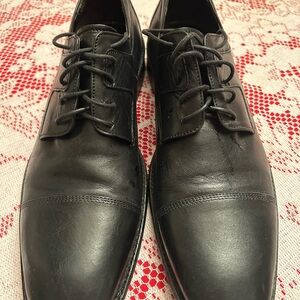 Johnston & Murphy Men’s Size 12 Black Leather J Murphy Oxfords